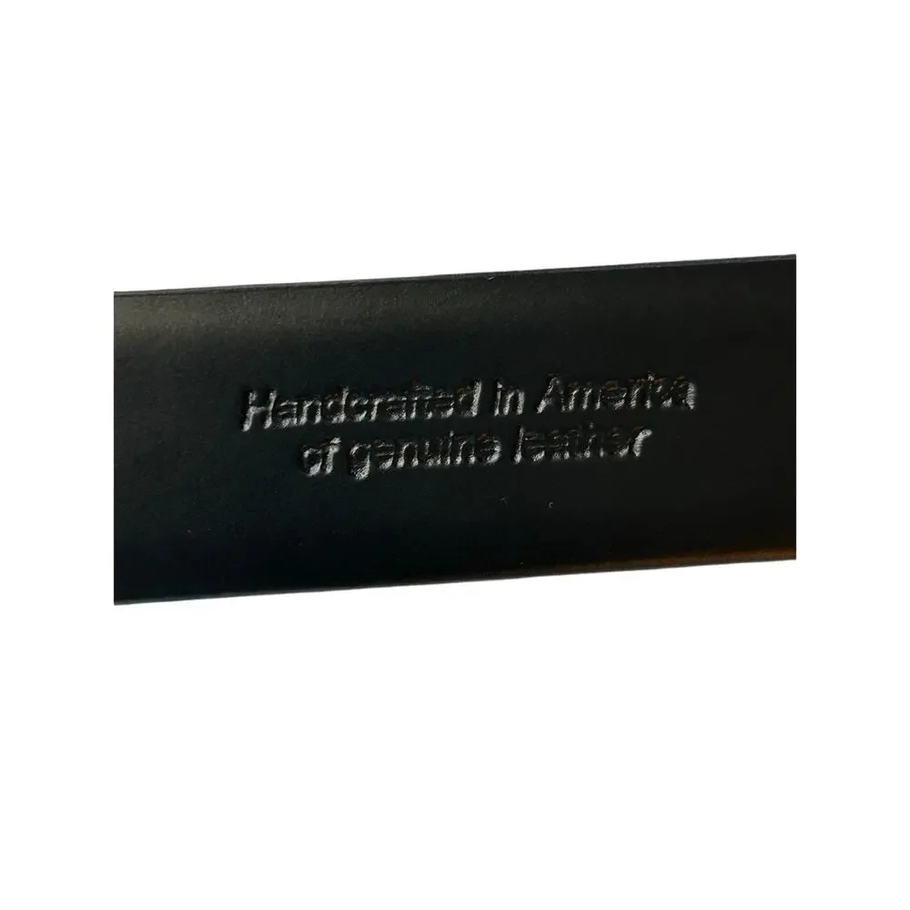 Kenneth Cole Men’s black leather belt